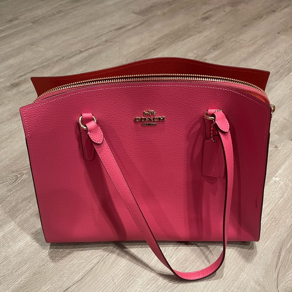 Pink Coach purse. Used only once.